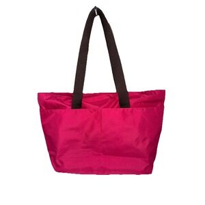 Milano Series Pink Tote Shoulder Bag  With Plenty Of Pockets For Organization